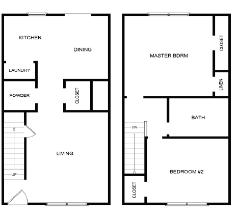 Floorplan - Crossroads Townhomes