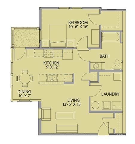 Floorplan - The Lofts at Southside Apartments