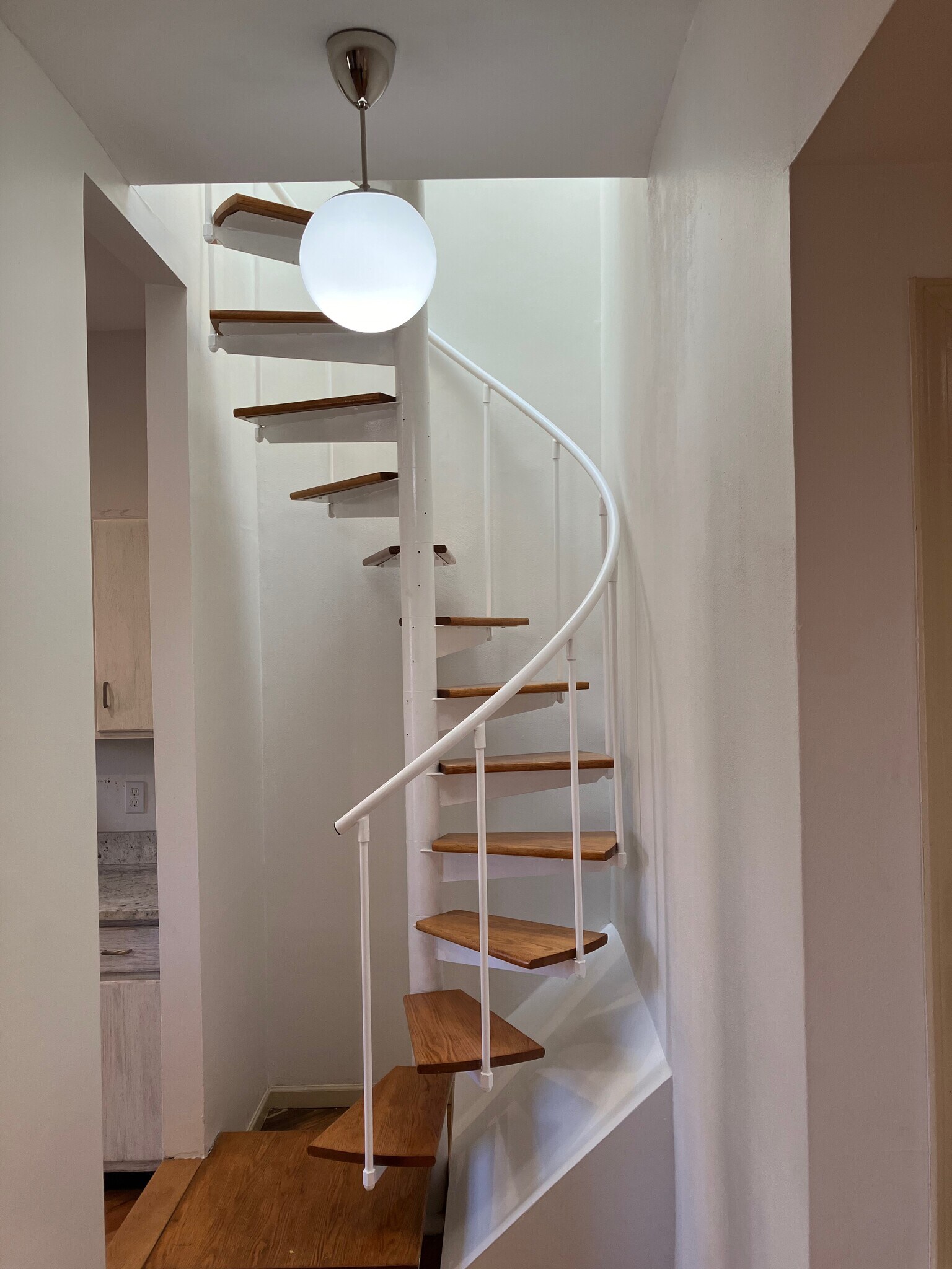 spiral staircase to roof - 143 Sussex St