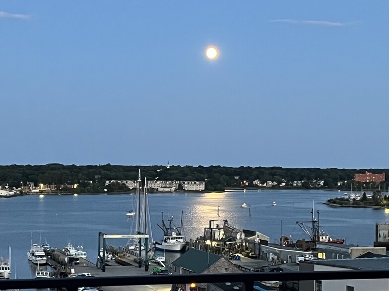 The moonlight on the harbor. - 387 Commercial St