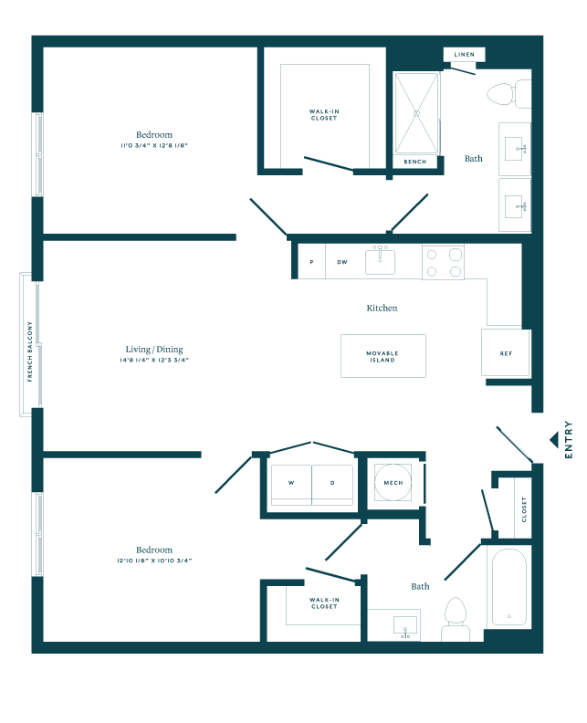 Floorplan - The Lockwood