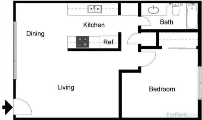 Floorplan - On 7th Apartment Homes