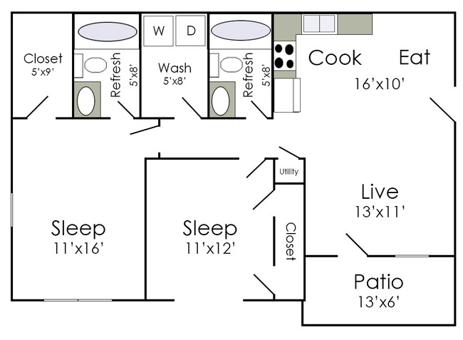 Floorplan - Helena Springs