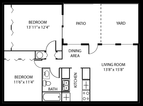 2BR/1BA - Shannon Park Apartments