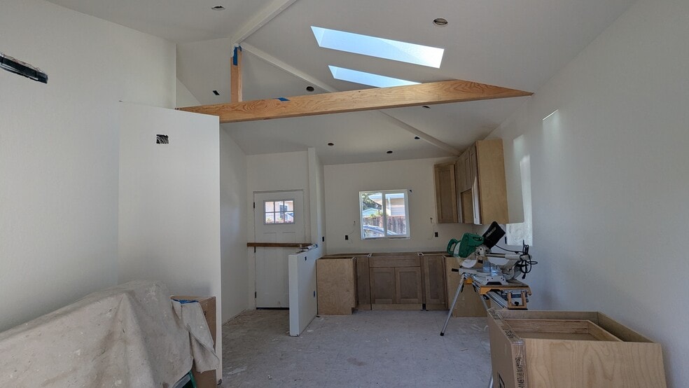 Main Living Space (during construction) - 1047 Brommer St