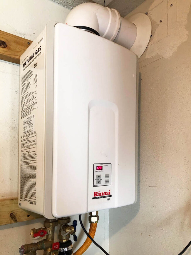 tankless water heater for limitless hot water - 1602 Valleyridge Dr