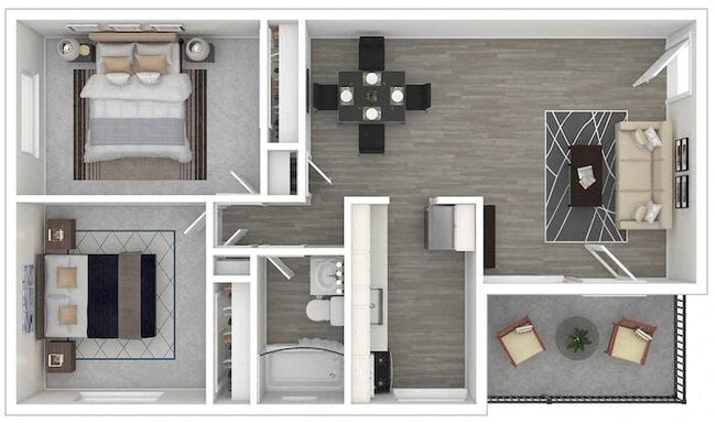 Floorplan - Allen Gardens Apartments
