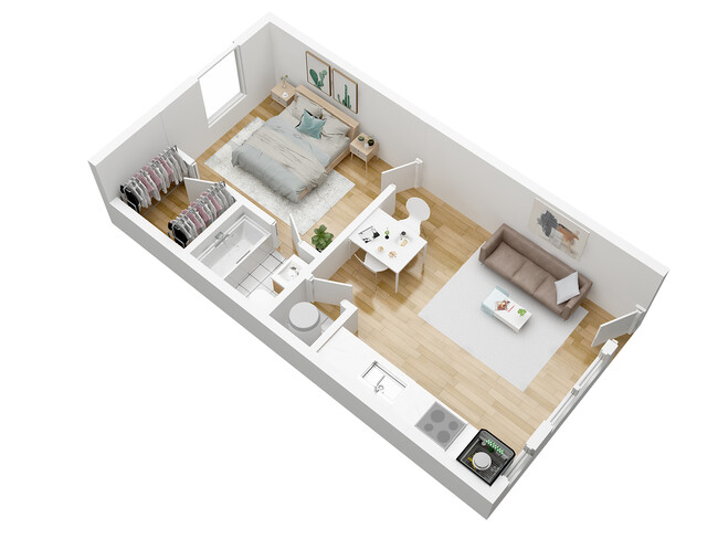 Floor Plan - French Courtyard