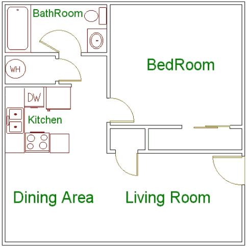 1BR/1BA - Sequoia Park Apartments