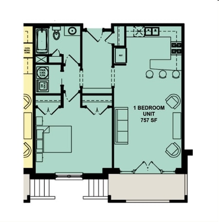 1BR/1BA - Dilworth Walk