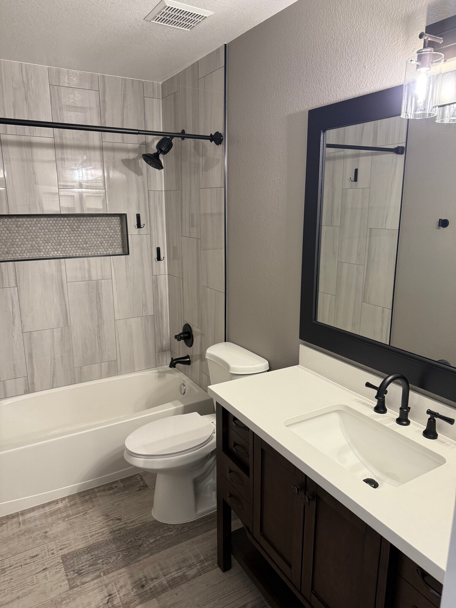Custom mirror in master bath - 7153 Arrowroot Ave
