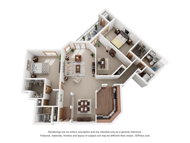 Floorplan - Crosby Pointe Apartments