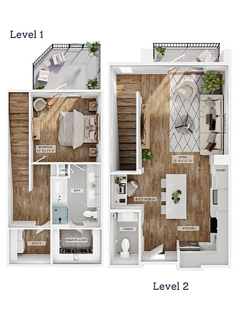 1BR/1BA - A8 - The Mercury