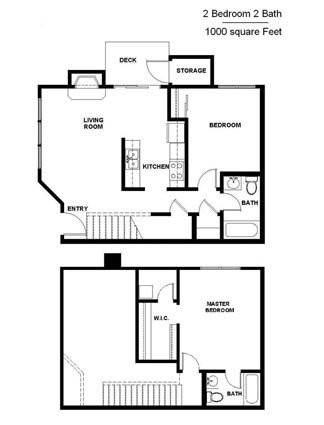 Floorplan - Chestnut Valley Townhomes