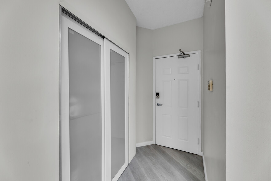 Entrance doo. Storage closet upon entrance - 8816 Collins Ave