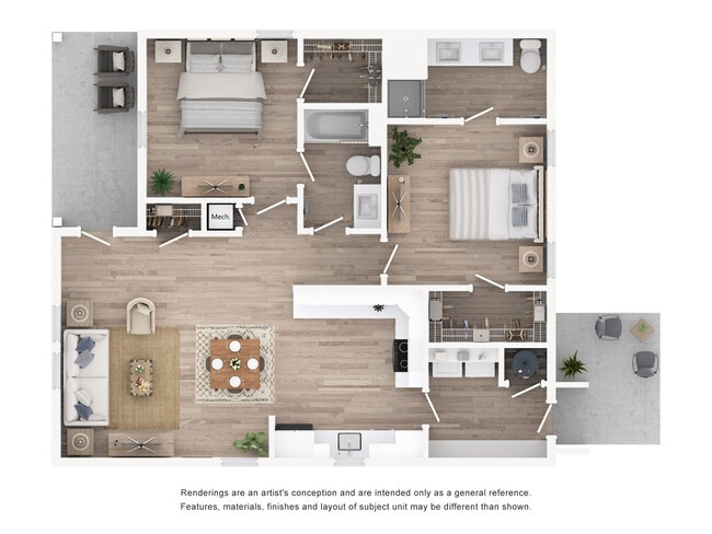 Floorplan - Hamlet at Wildlight - Homes and Townhomes for Rent