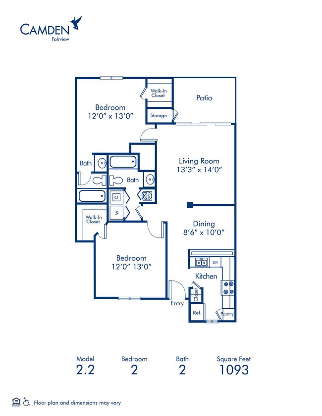 Floorplan - Camden Fairview