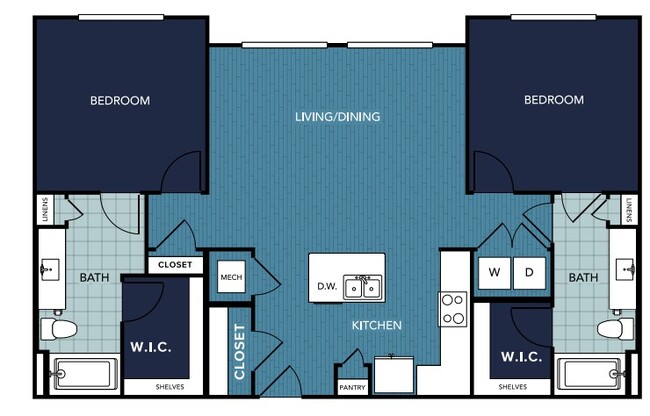 Floorplan - Skyview North Apartments