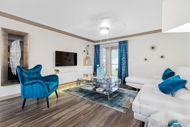 2BR, 2BA - 1,194SF - Living Room - ARIUM Sunrise