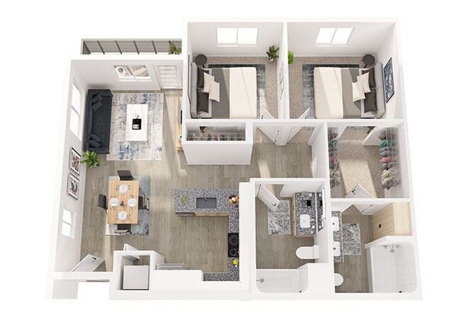 Floorplan - 805 Riverfront Apartments