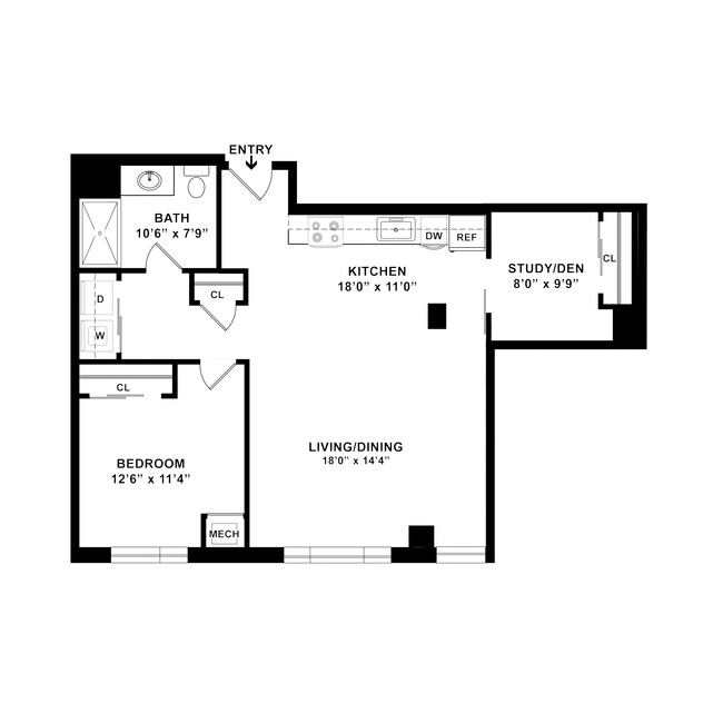 Floorplan - Cortland Mill District