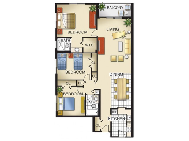 3-2c - Suncoast Place Apartments
