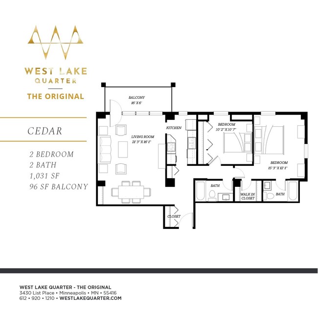 Floorplan - The Original at West Lake Quarter