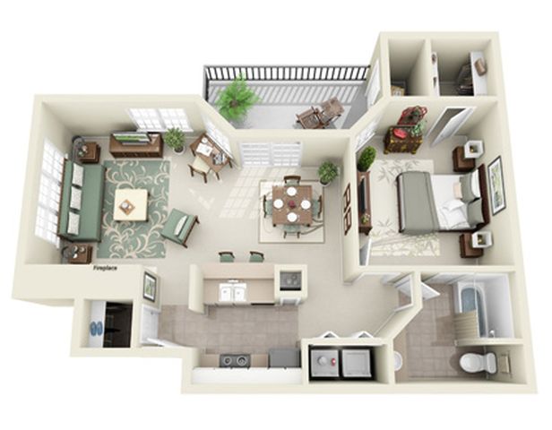 Floorplan - MacArthur Ridge Apartments