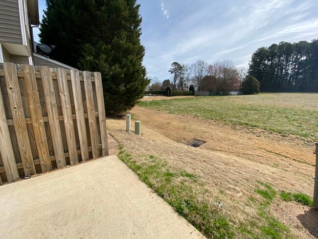 Back patio view - 513 Fagin Cir