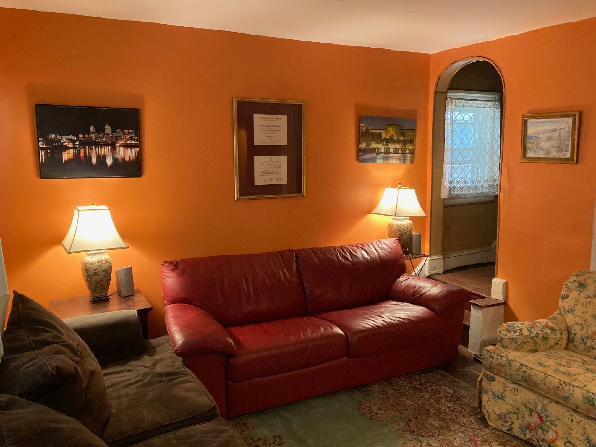 Living Room with pullout couch for guests - 209 Park Ter