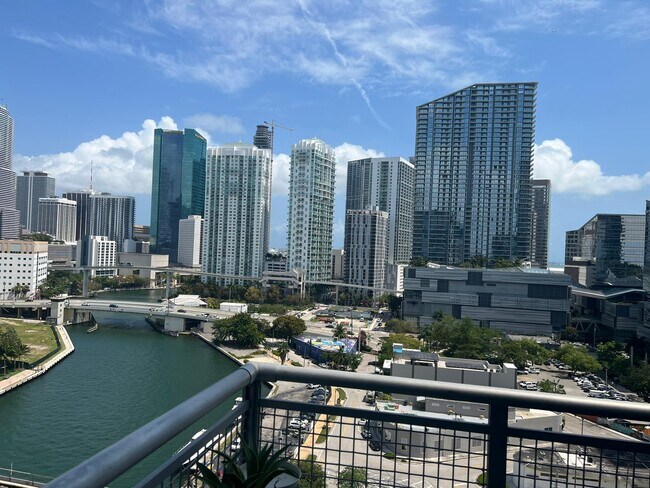 View from the balcony of the bedroom - 690 SW 1st Ct