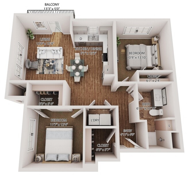 Floorplan - Oxboro Heights - 55+
