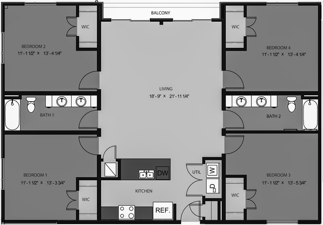 Floorplan - Regents West at 24th and 26th