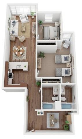 B2 Floorplan - Telegraph Gardens