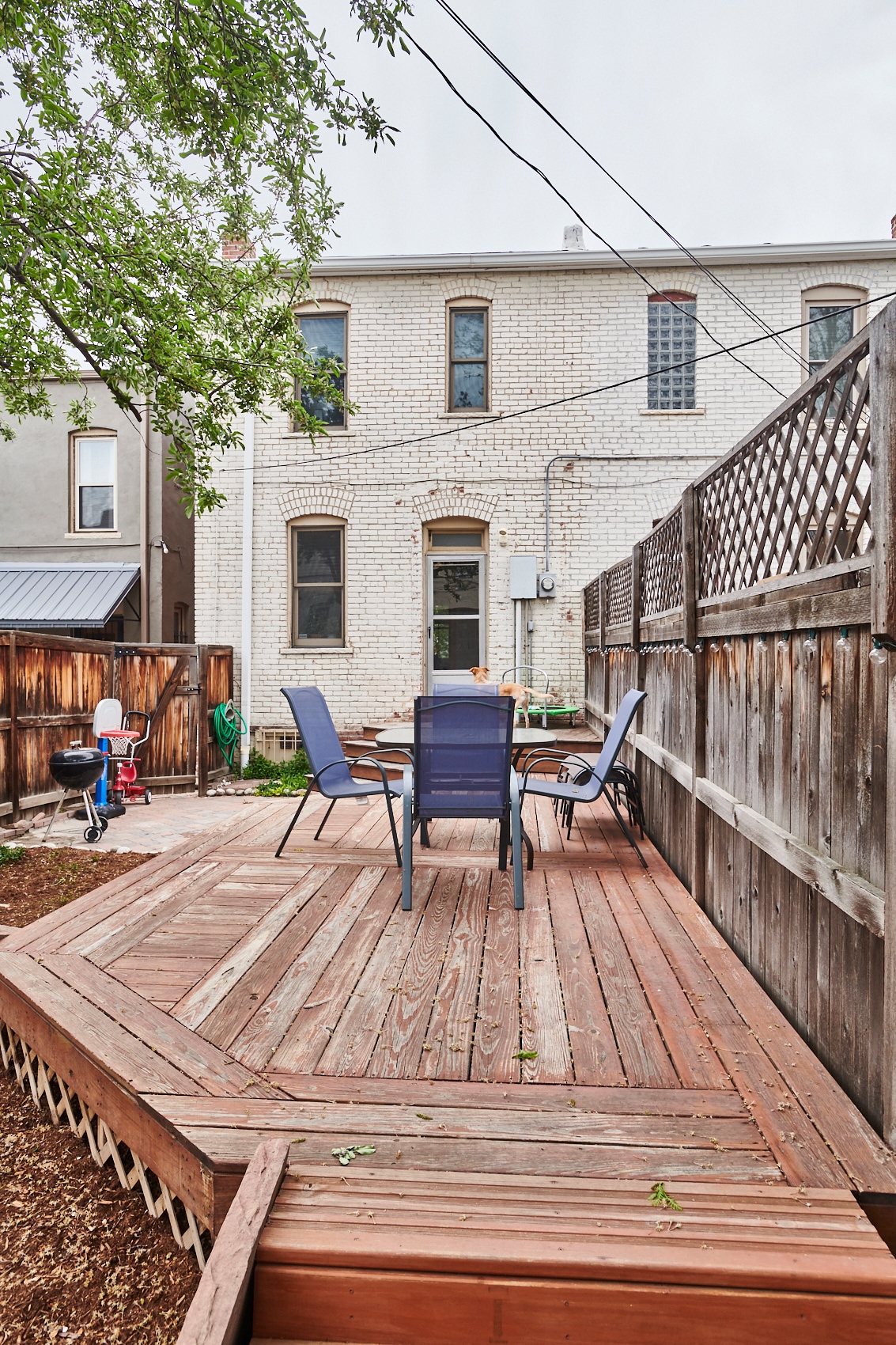 Back yard & deck - 1359 N Marion St