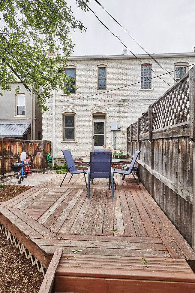 Back yard & deck - 1359 N Marion St