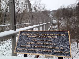 walking bridge to Cornell - 12 Charles St