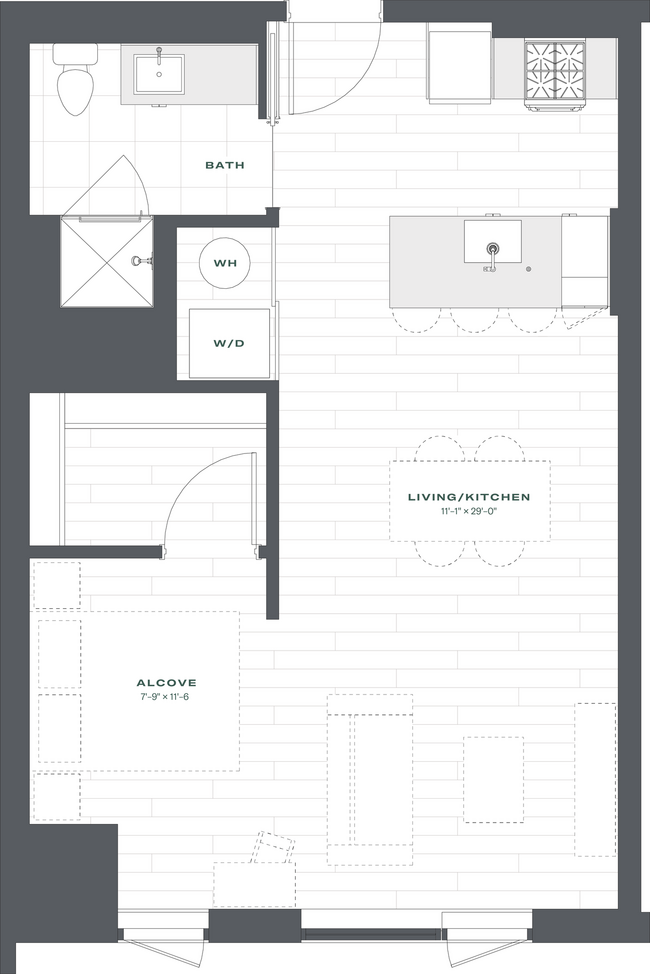 Floorplan - Triangle Square