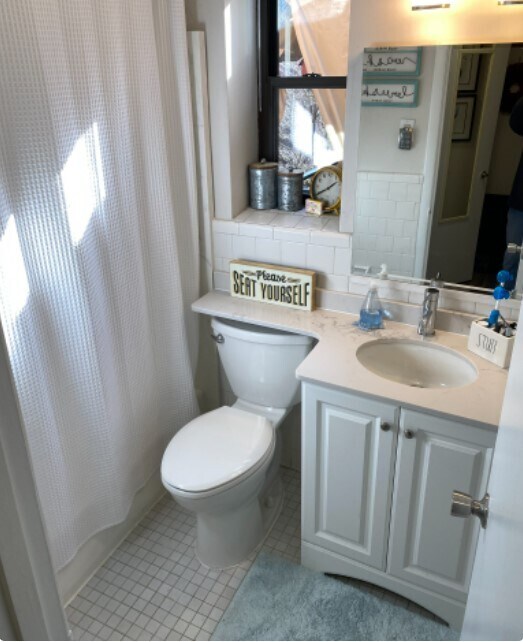 Upgraded Bathroom with counterspace - 2325 42nd St NW