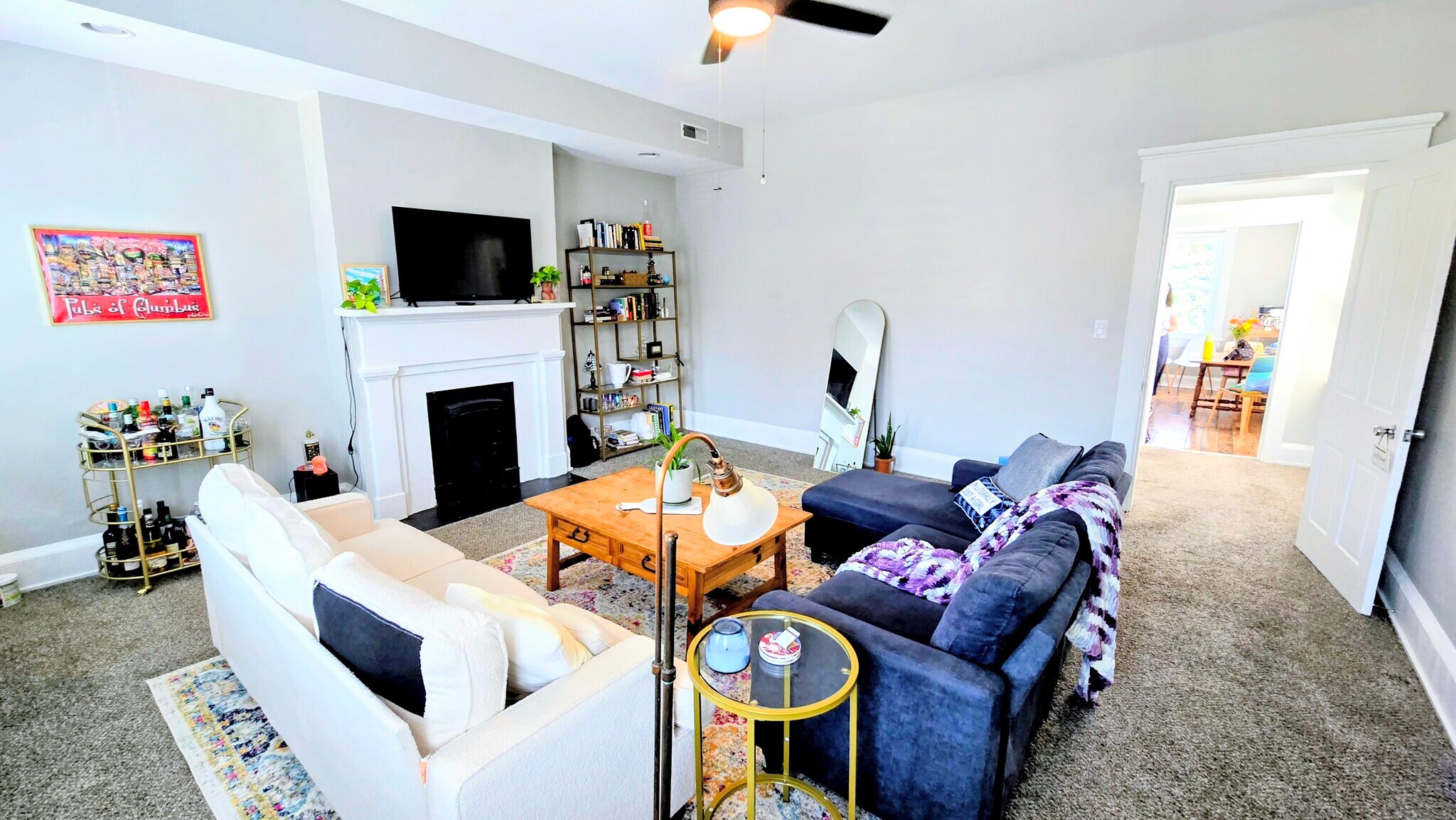 Large living room with natural light - 806 Main St
