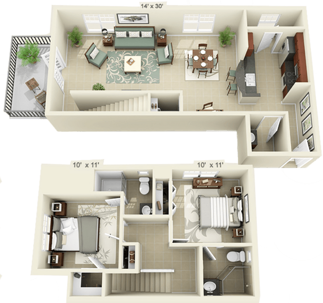 Floorplan - Upper Westside Apartments