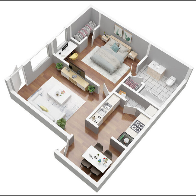 Floorplan - Burkburnett Residences