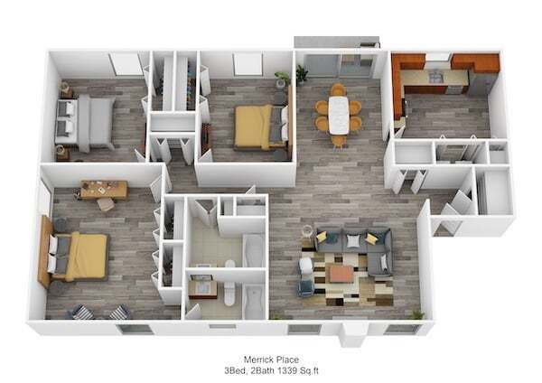 Floorplan - Merrick Place