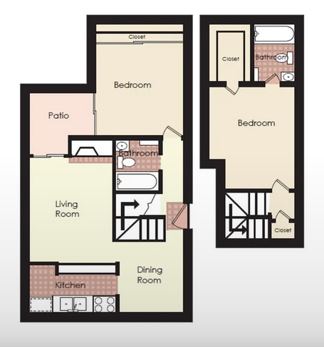 Floorplan - Maverick Oak Lawn Townhomes