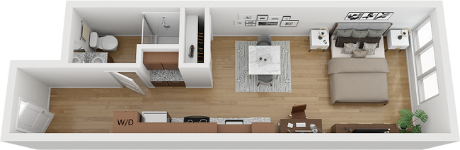 Studio | 1 Bath - Division Street Lofts
