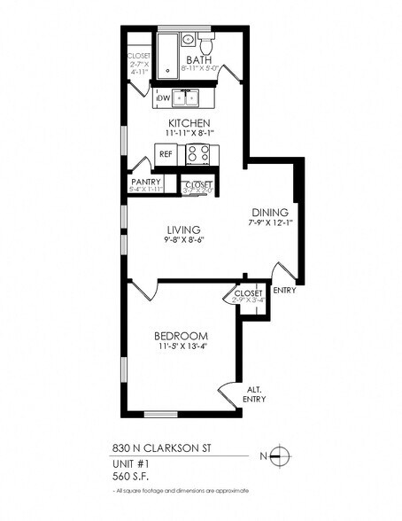 Floorplan - 830 Clarkson