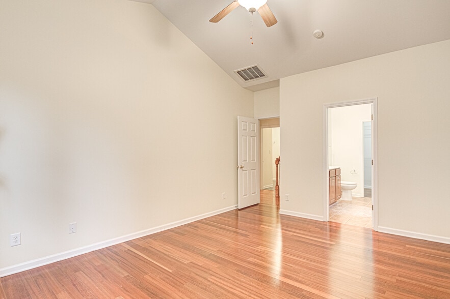 Hardwood Floors in the Master Bedroom - 6524 Overland Park Dr