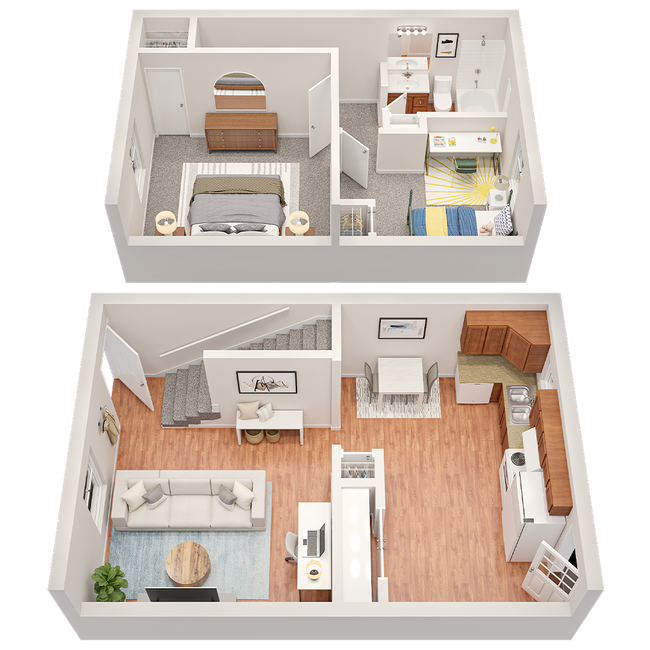 Floorplan - The Lux Townhomes