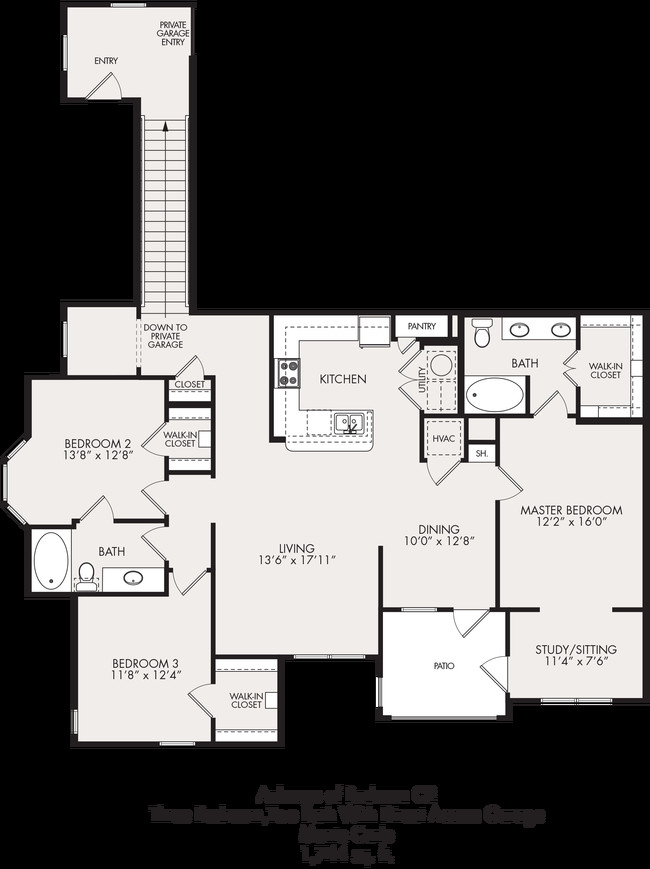 Floorplan - Auberge of Burleson