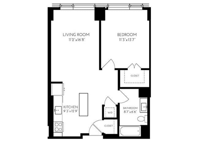 Floorplan - The Benjamin Seaport Residences